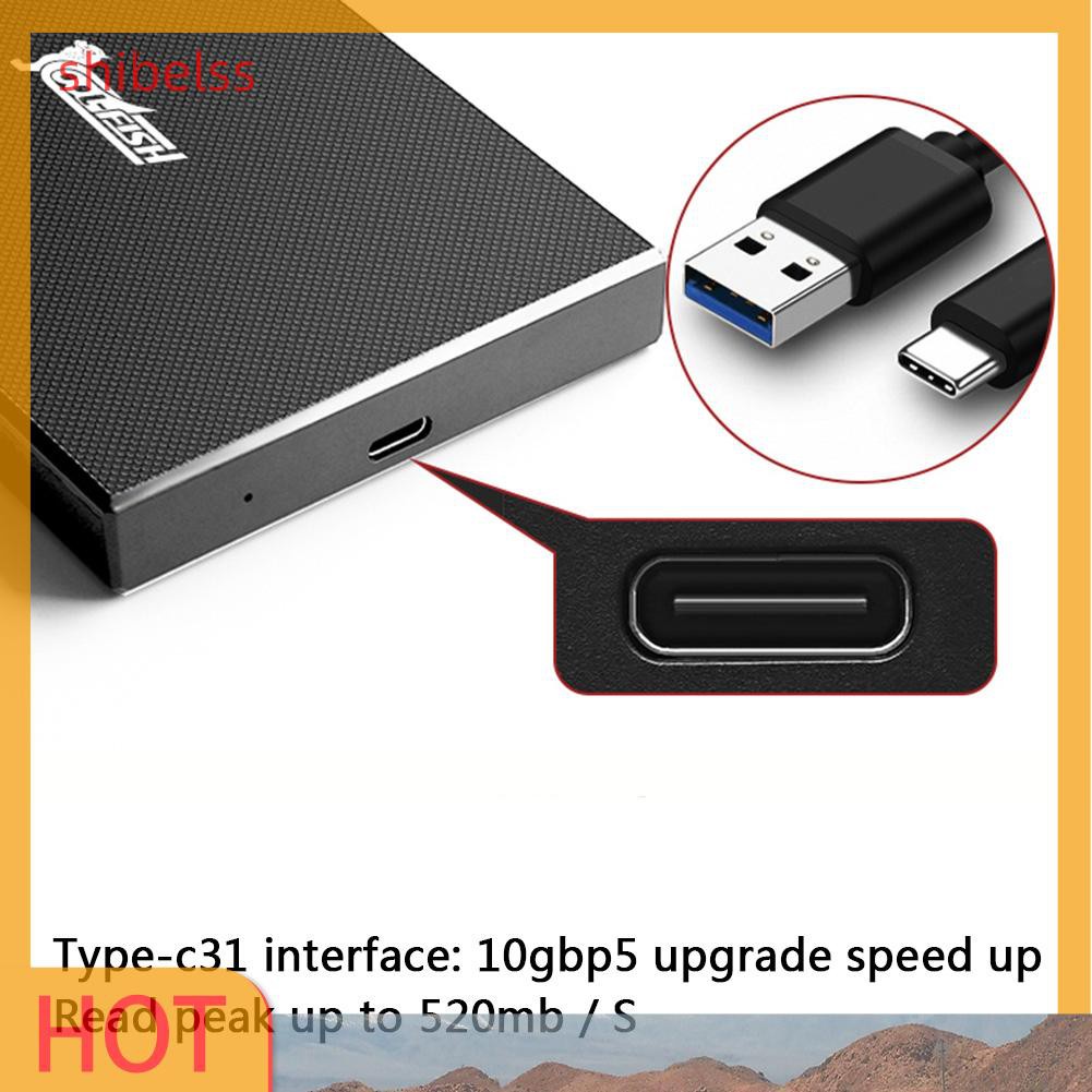 Hộp Đựng Ổ Cứng Shibelss K801 Chuyển Từ Usb 3.1 Type C Sang Sata 2.5 Hdd Ssd Ốp | BigBuy360 - bigbuy360.vn