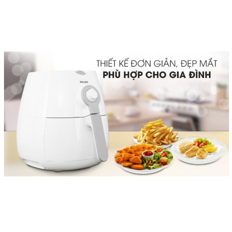 Nồi chiên không dầu PHILIPS HD 9216/40, nấu ăn nhanh chóng, đảm bảo sức khỏe, hàng chính hãng, Gia dụng Mộc Dương