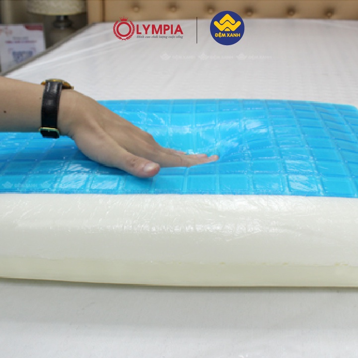 Gối gel mát Olympia oval 40x60x12