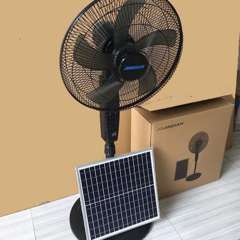 [Big Sale 24h] Quạt Năng Lượng Mặt Trời JINDIAN ,Quạt Tích Điện Kết Hợp Sạc USB Cho Điện Thoại , 220V  ABM SOLAR | BigBuy360 - bigbuy360.vn