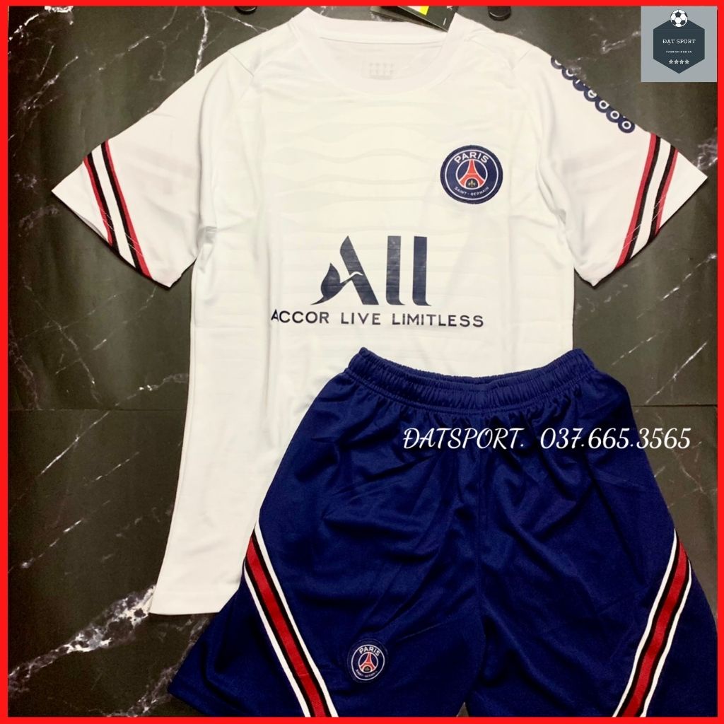 Bộ Áo Đấu PSG 2022 ⚡FREESHIP⚡ Bộ Quần Áo Bóng Đá PSG Mùa Gỉai 2021/22 Mới Nhất. Hàng SPF Thailand Cam Kết 100% Y Hình