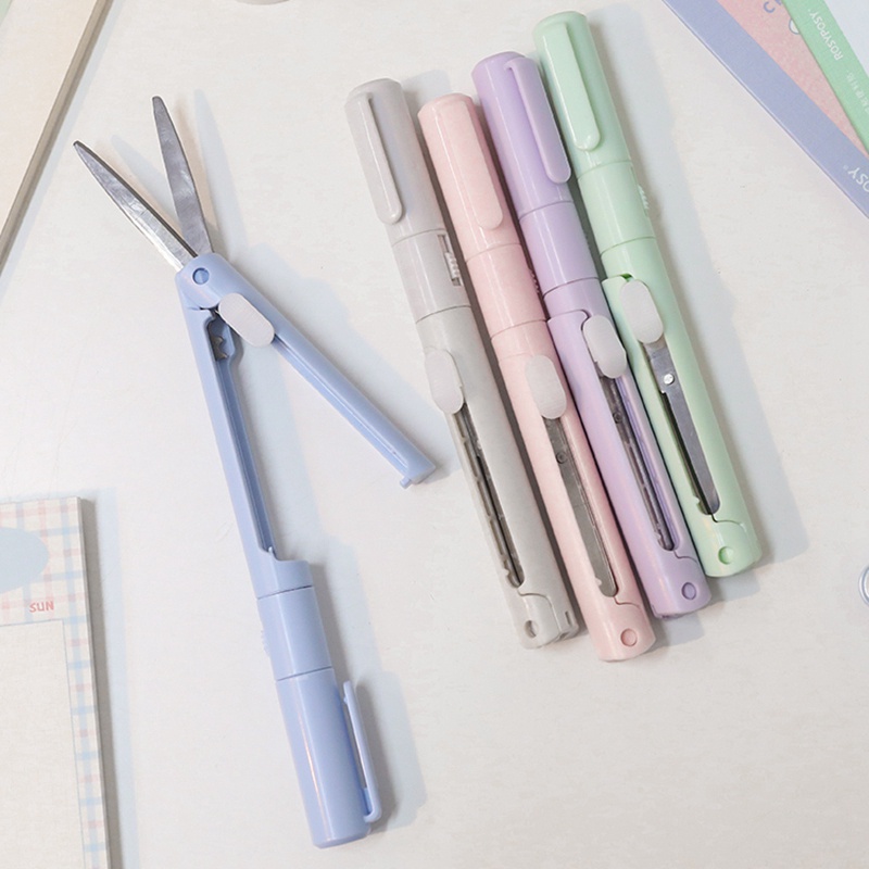 Kéo Gấp Mini Bằng Kim Loại Tiện Dụng