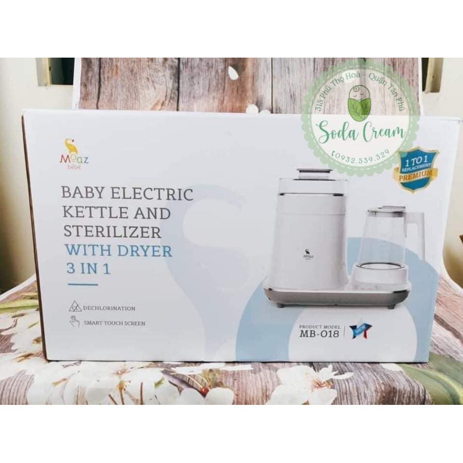 Máy đun nước tiệt trùng và sấy khô Moaz bebe MB-18