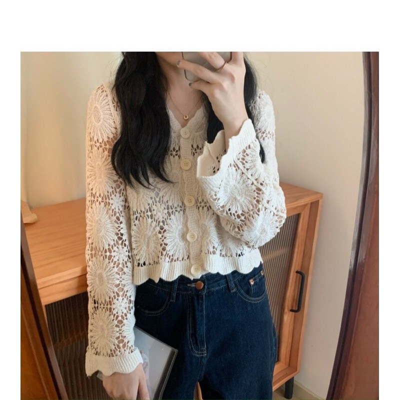 Áo cardigan mặc ngoài áo, váy 2s