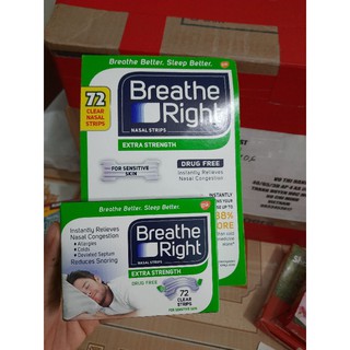 miếng dán chống ngáy Breathe right 72 miếng Mỹ