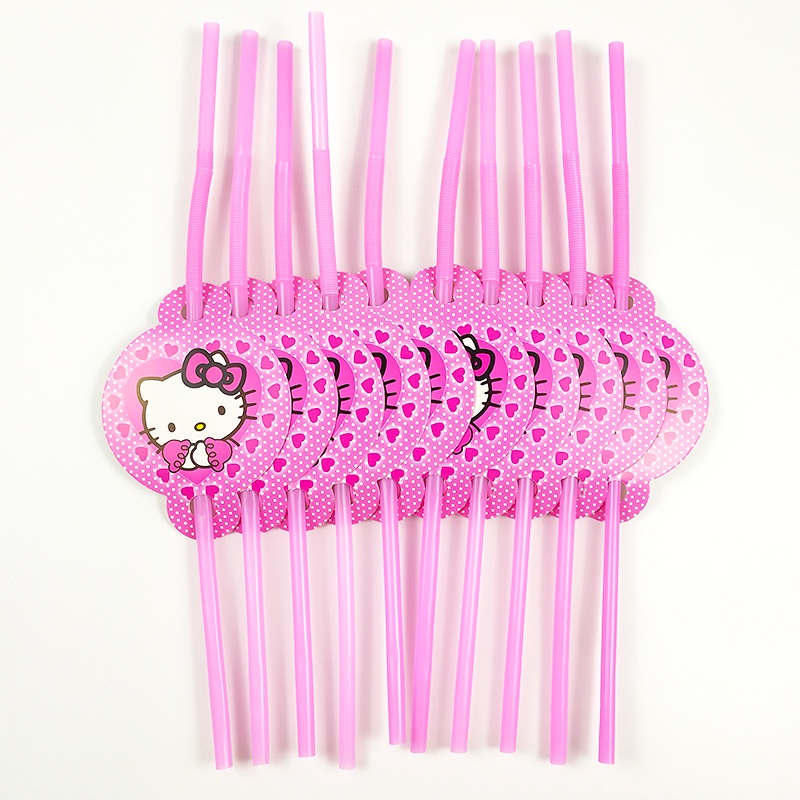 Hello Kitty Đĩa Giấy Trang Trí Tiệc Sinh Nhật Cho Bé