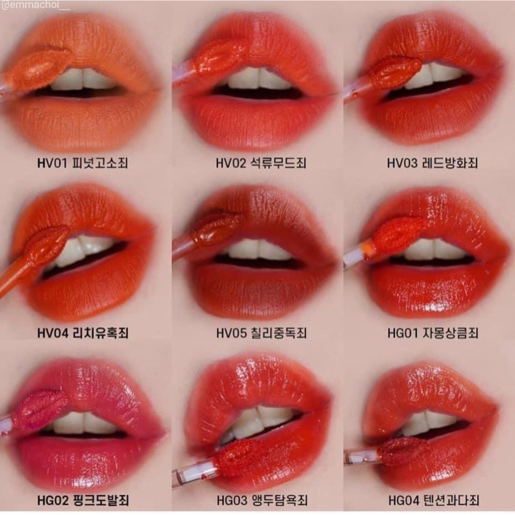 Son Tint Bóng Siêu Lì Có Màu Son Black Rouge Half N Half Water Glow | BigBuy360 - bigbuy360.vn