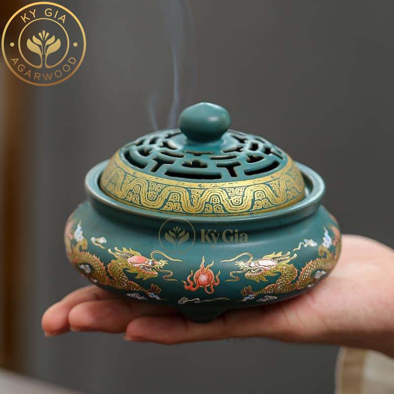 Lư Xông Trầm Hương Kỳ Gia Cao Cấp