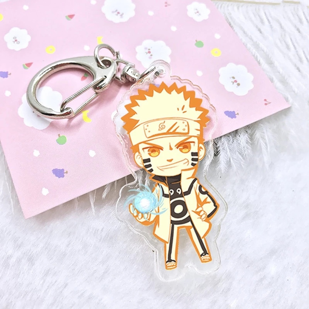 Móc Khóa Nhựa Acrylic Hình Nhân Vật Anime Naruto