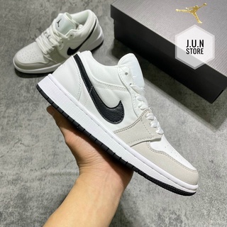 Giày jd1 low astrogaber xám trắng da lộn sc
