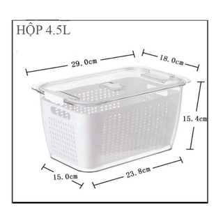 Hộp đựng thực phẩm tủ lạnh Decor 4.0