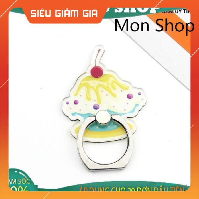 Nhẫn điện thoại giá đỡ điện thoại hình bánh dễ thương mẫu 2 ( Gía sập sàn ) MON SHOP SHOP