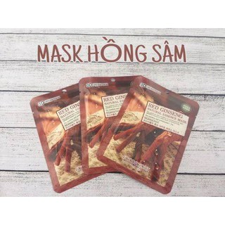 Mặt Nạ Sâm 3D Hàn Quốc gói 10 miếng
