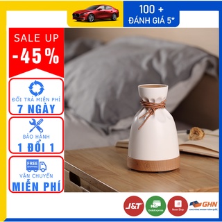 Máy phun sương tạo ẩm và khuyếch tán tinh dầu Floral Whispers có chức năng đèn ngủ