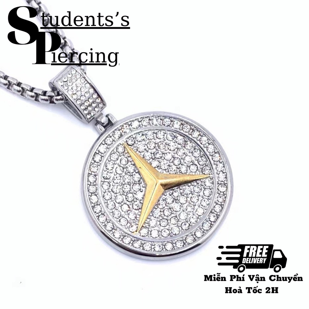 [NOW SHIP] BỘ DÂY CHUYỀN NAM ĐÍNH ĐÁ CAO CẤP - KHÔNG HAN GỈ