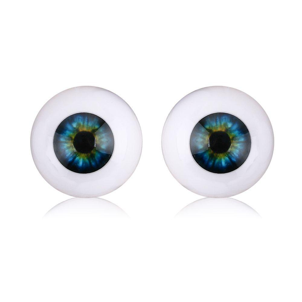 Bóng Mắt Đồ Chơi 20mm 22mm 24mm Màu Xanh Dương / Nâu / Đen Vui Nhộn Dành Cho Bé