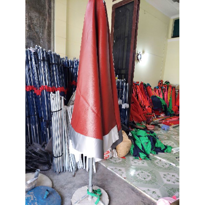 Dù vải lớn che mưa nắng 2m6 chưa bao gồm chân đế