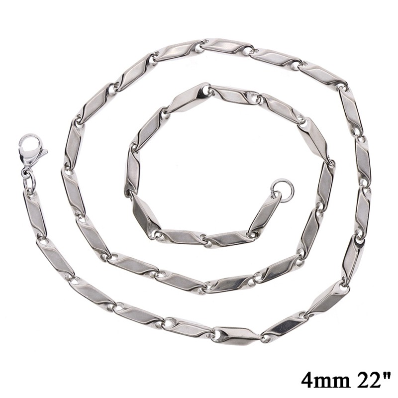 Dây chuyền thép không gỉ 316L kích thước 4mm 22 &quot;