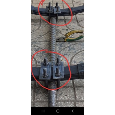 Bộ Cùm Xe Ba Bánh, Cùm Xe Đẩy , Cùm Nhíp