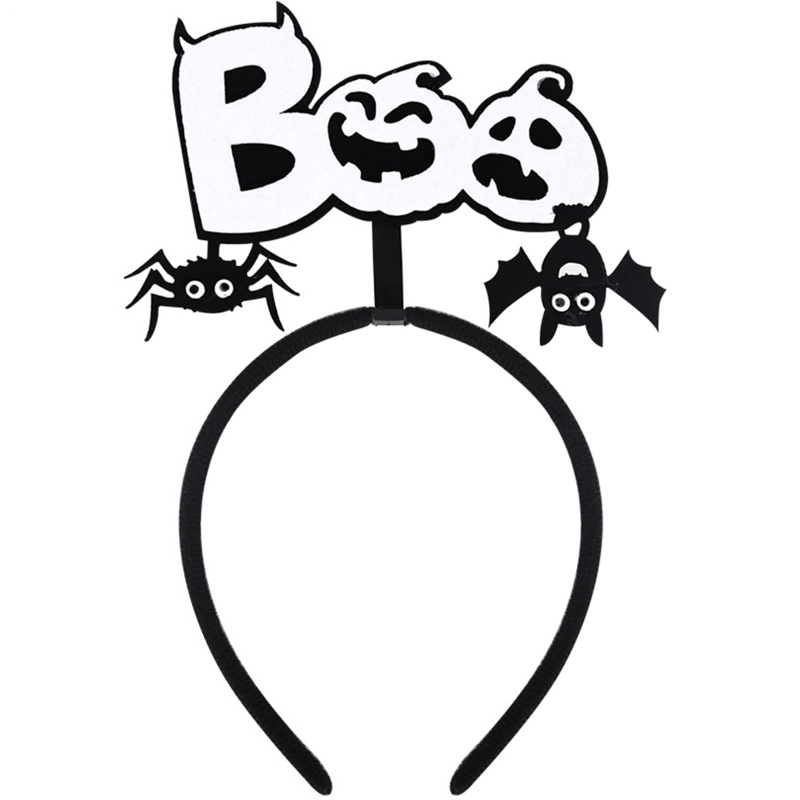 Youyo Băng Đô Cài Tóc Trang Trí Cánh Bí Ngô Halloween Cổ Điển Cho Ngày Chết Costu