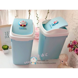 🌻thùng rác nắp lật 🎀 doraemon house