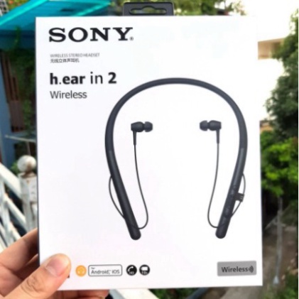 Tai nghe Bluetooth Sony h.ear in 2 WI-H700 Sport Màu ĐEN FREESHIP âm thanh chuẩn HIFI bass treble rõ ràng hihashop01