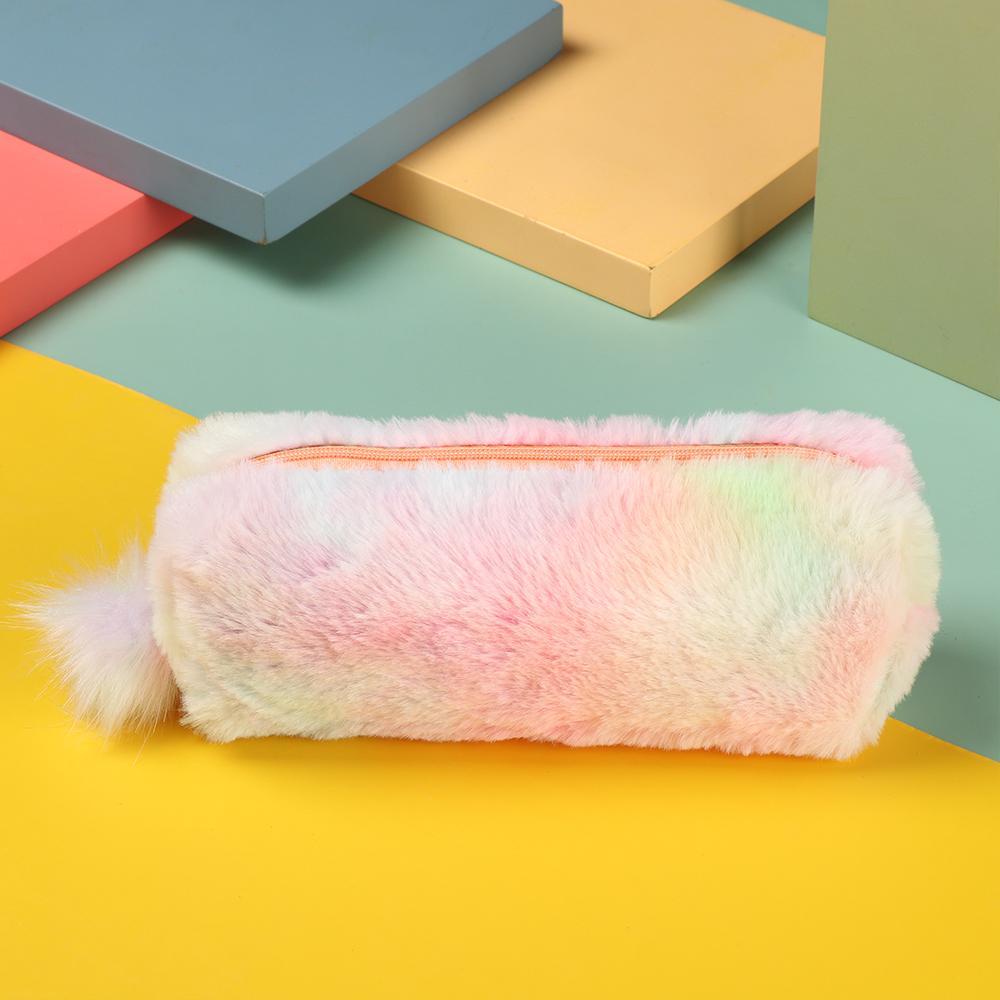 Bóp Viết Hình Bát Giác Màu Sắc Gradient Kèm Túi Đựng Mỹ Phẩm