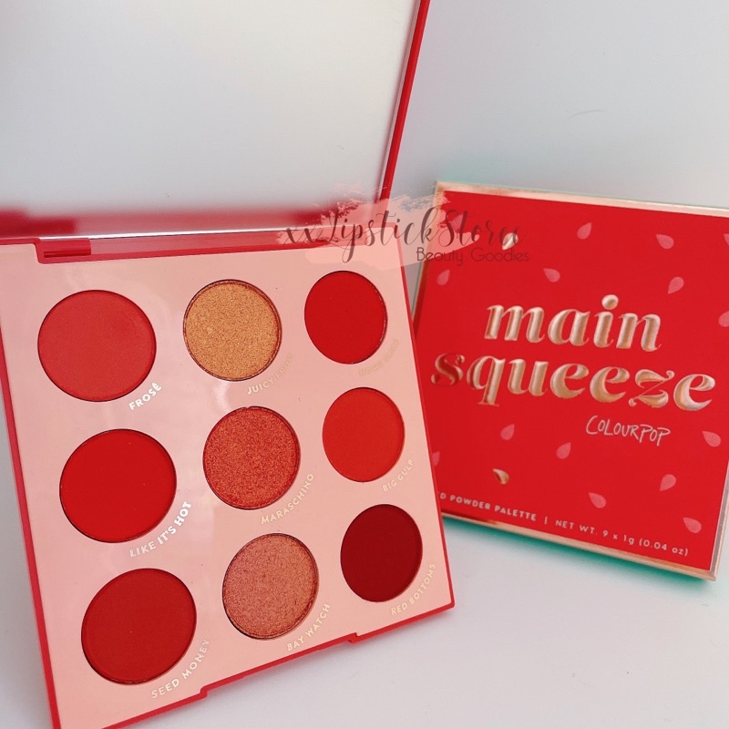 [Bill Colourpop] Bảng Colourpop 9 ô Main Squeeze