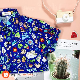 [Yeah1Shop]- Áo sơ mi hoạt hình Winters (M, L, XL) (SMHH)