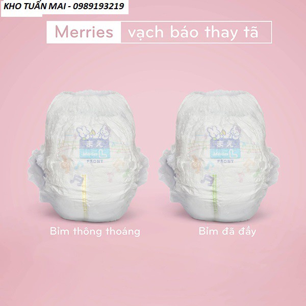 Tã/Bỉm MERRIES nội địa Nhật (Cộng Miếng -TC ) Tã Merries chống hăm đủ size NB96/S88/M68/L58/M64/L50/XL44/XXL28/S82TC