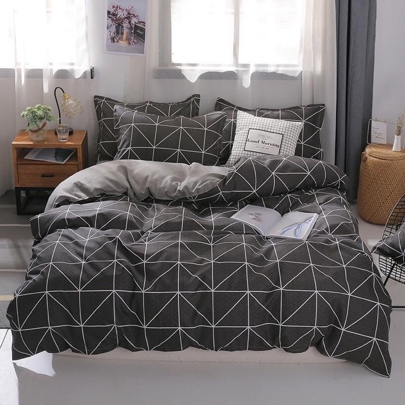 BỘ DRAP, 2 vỏ GỐI NẰM + 1 vỏ gối ôm + 1 chăn chần sẵn DOLCE - Miranda 160*200+20CM hoặc 180 / set 5 món