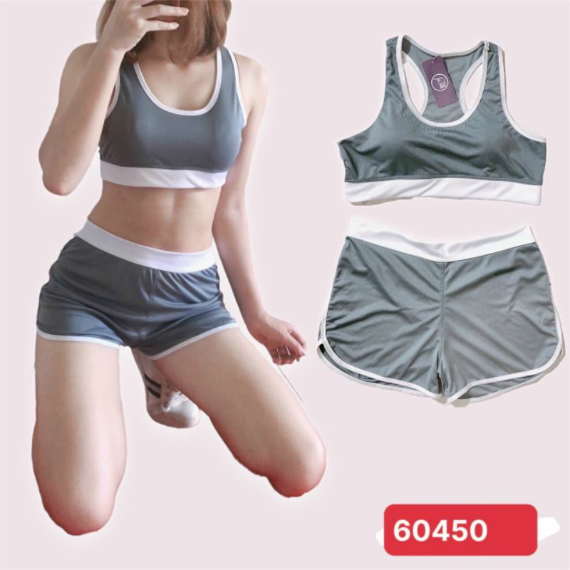 🧘Set đồ thể thao nữ Áo Bra - Quần Short,Bộ đùi viền Tập Gym, yoga Chất thun lạnh,Co Giãn 4 Chiều Thoải Mái Vận Động