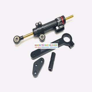 trợ lực cổ matris cacbon gắn raider pas đen