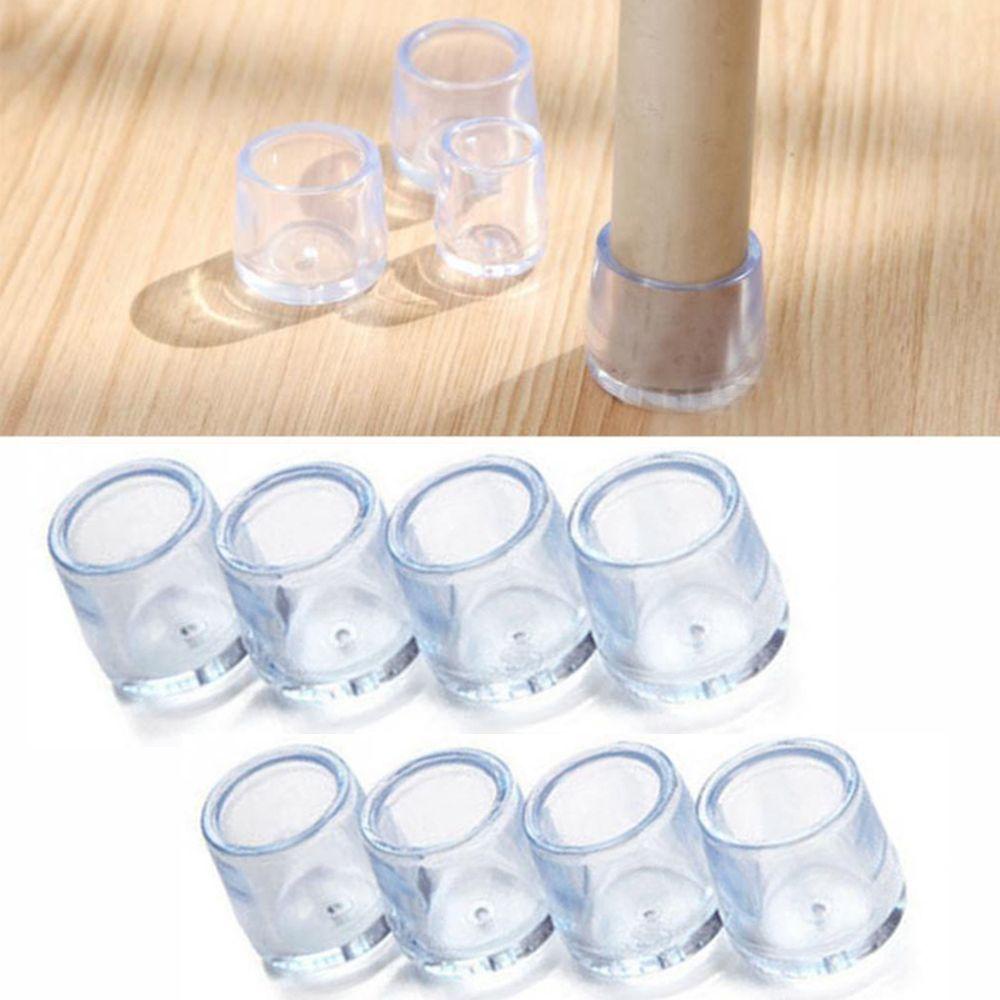 Set 8 Đệm Silicone Tròn Lót Chân Ghế Ngồi Bảo Vệ Sàn Nhà