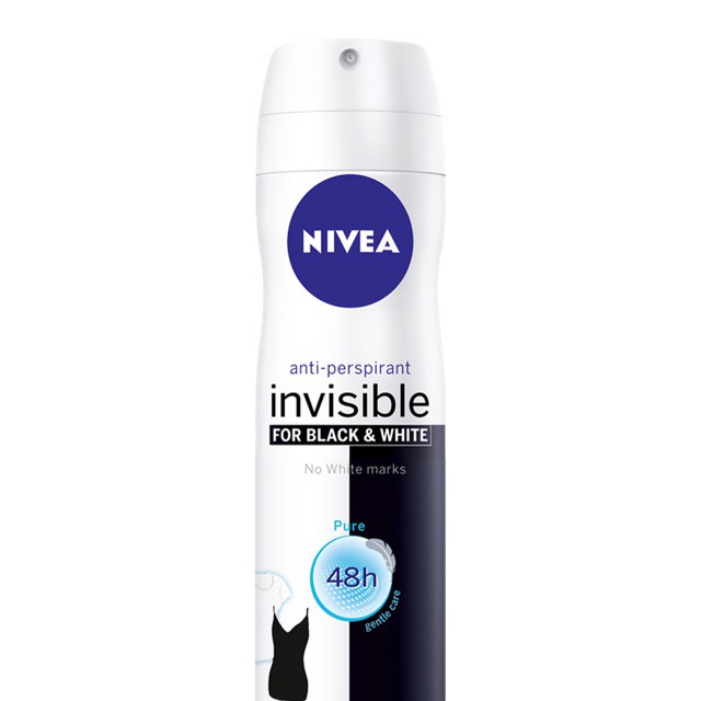 XỊT NGĂN MÙI NIVEA INVISIBLE BLACK &amp; WHITE PURE - CLEAR - FRESH 150ML