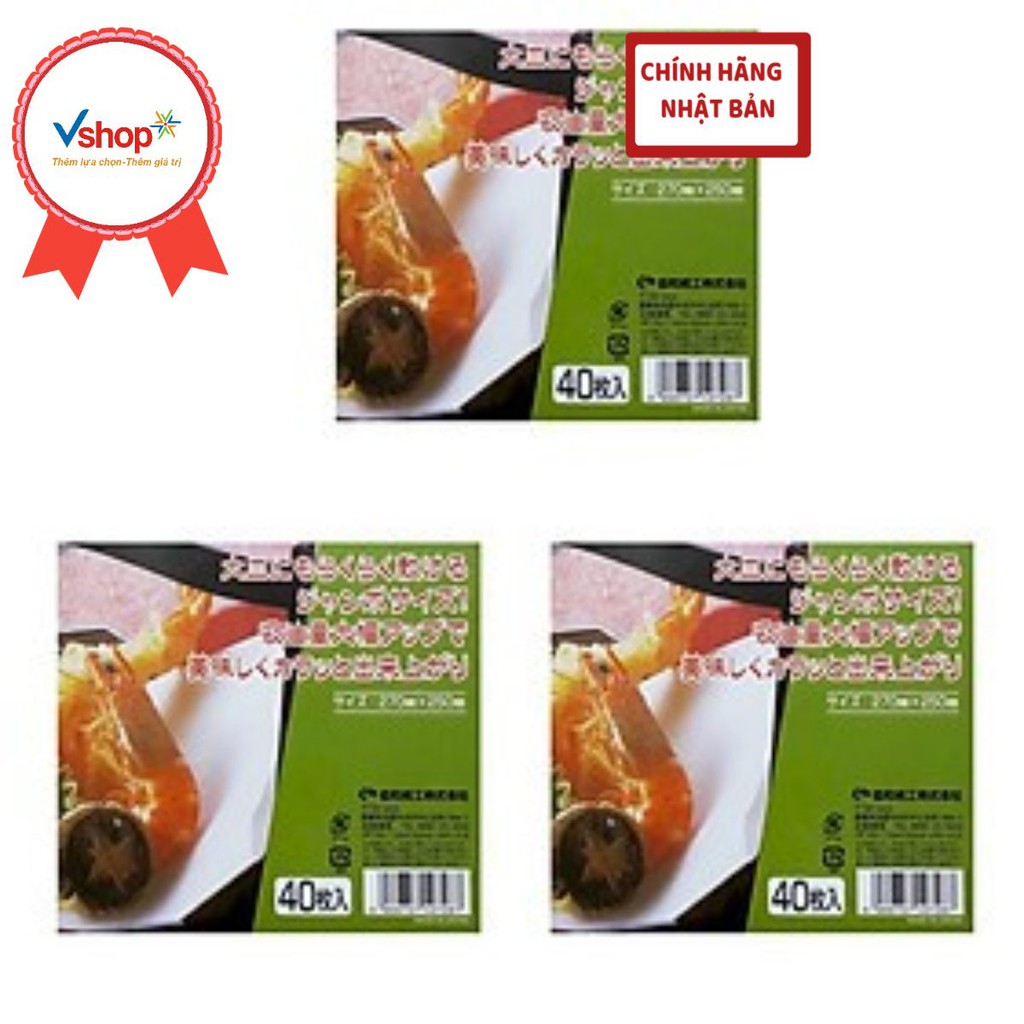 Set 40 giấy thấm dầu mỡ đồ chiên rán