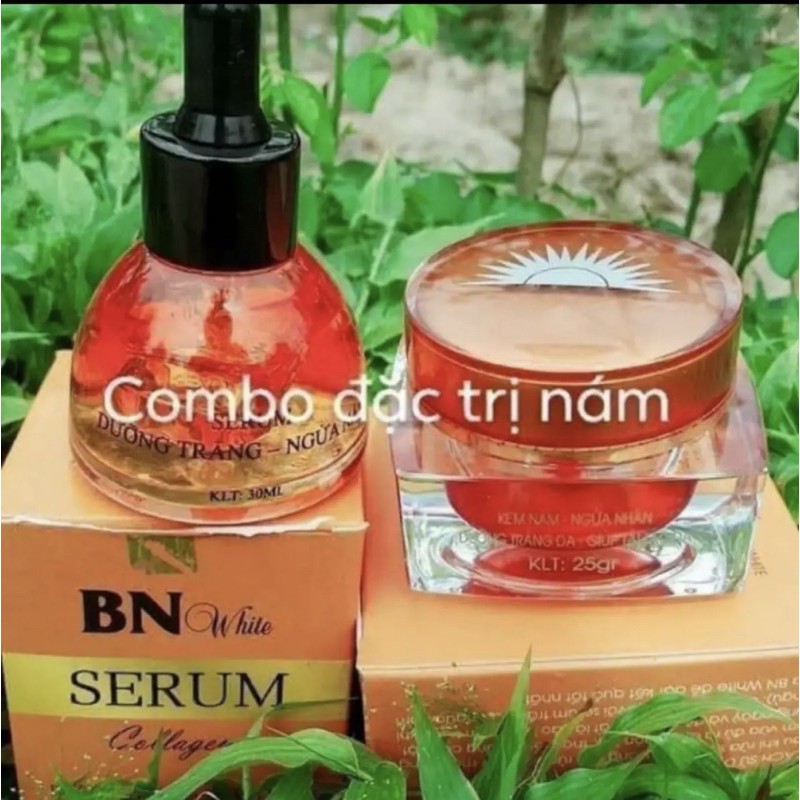 Combo BN WHITE Kem Face + Serum