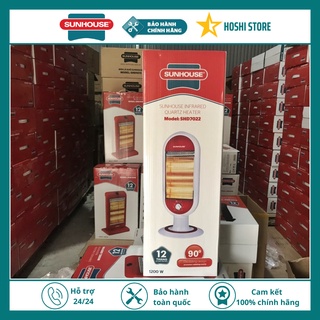 Máy sưởi. Sưởi điện hồng ngoại 3 bóng chính hãng Sunhouse SHD7022, bảo hành 12 tháng trên toàn quốc