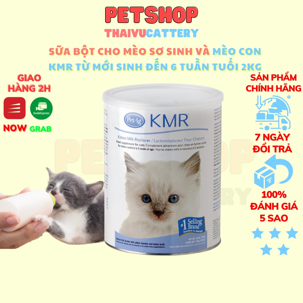Sữa kmr dinh dưỡng cho mèo gói 2,27kg