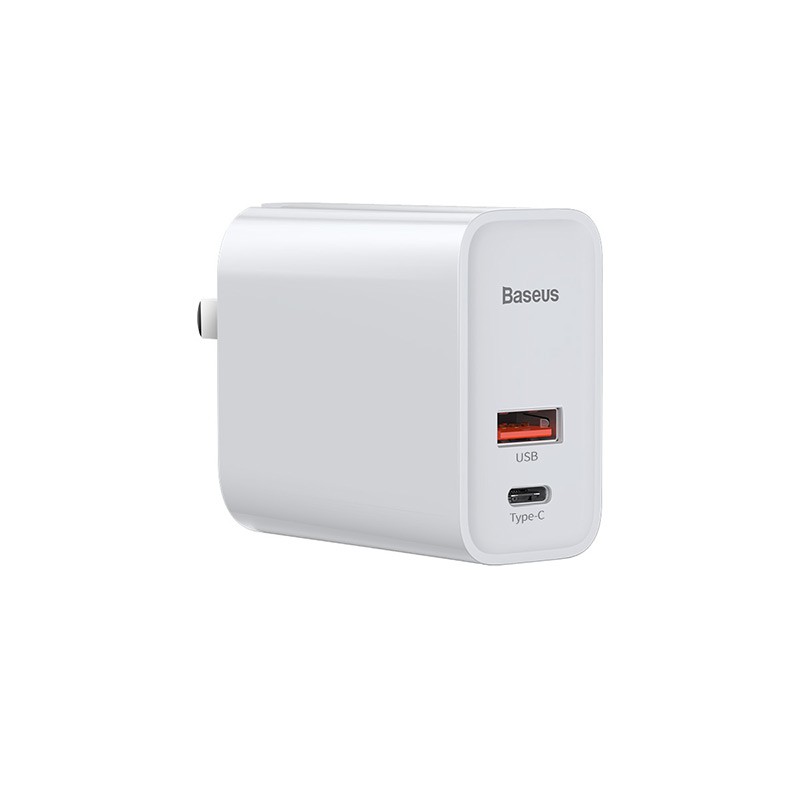 Củ sạc nhanh đa năng Baseus Speed Dual Quick charger 30W / Sạc nhanh iphone ,ipad (USB QC3.0 + Type C PD) -Captainstoree