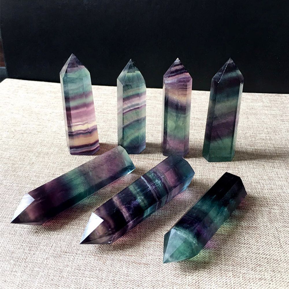 Đá fluorite 50-60mm dùng để trang trí nhà cửa