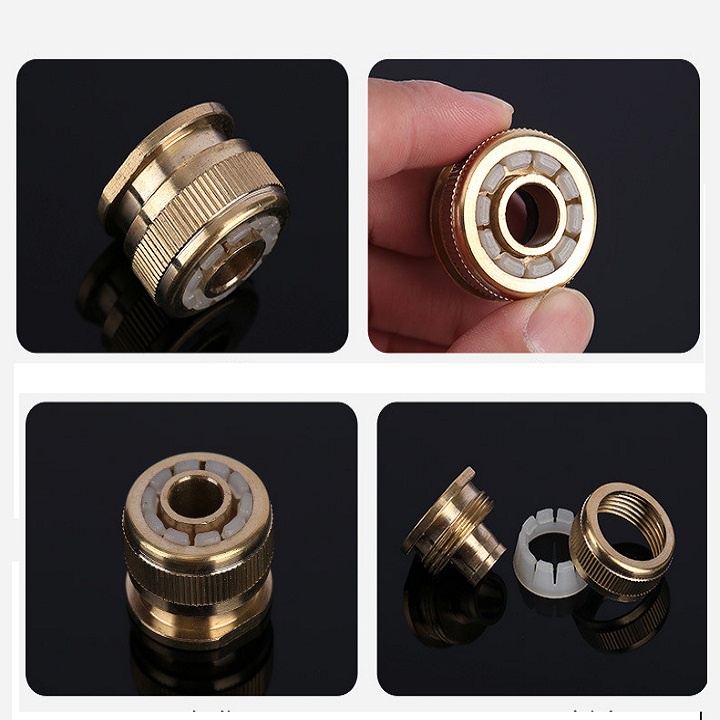Đầu Nối bằng nhôm mạ đồng có ren trong 21mm ra Nối ống 16mm - TH 765