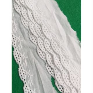 Ren thô boi  trắng size 4cm ( 5 mét /25k)