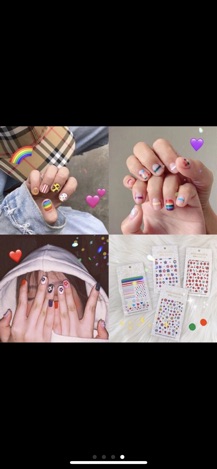 Sticker dán móng ( vỉ 12 bộ )