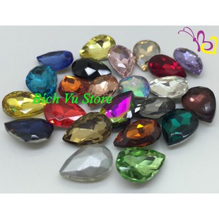 Đá giọt nước Hồng Kong | size 7x10mm
