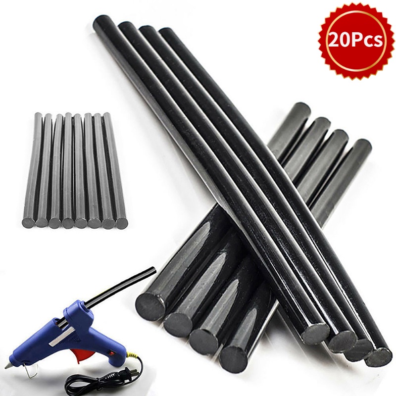 Set 5/10/20 Que Keo Nến 7X270mm Sửa Chữa Vết Lõm Xe Ô Tô Màu Đen