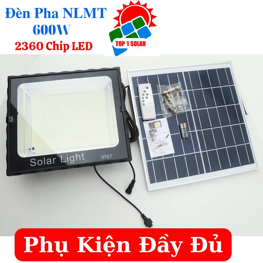 Đèn Năng Lượng Mặt Trời 600W IP67 Solar Light