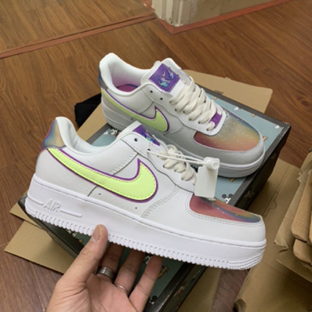 Giầy af1 hologam trắng 11 ( full box + free ship )