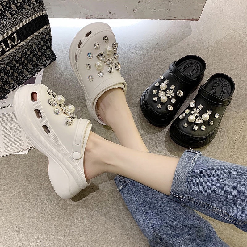 Dép Crocs Đế Cao