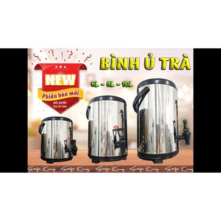 Bình ủ trà sữa giữ nhiệt Inox 6L, 8L, 10L